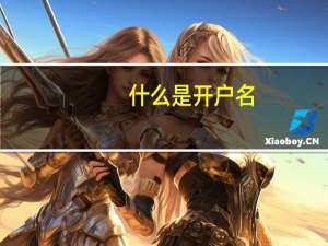 什么是开户名（什么是开户行行号）
