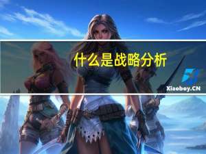 什么是战略分析