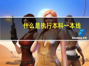 什么是执行本科一本线