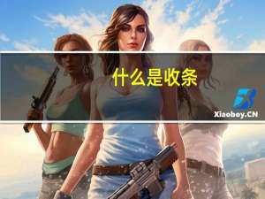 什么是收条