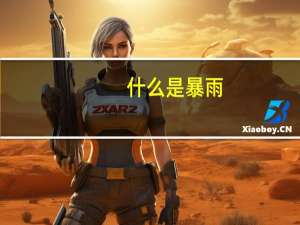 什么是暴雨