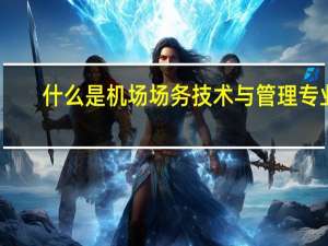 什么是机场场务技术与管理专业