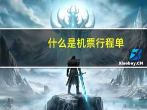 什么是机票行程单