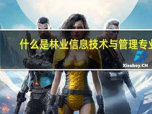 什么是林业信息技术与管理专业