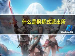 什么是枫桥式派出所