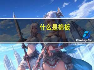 什么是棉板