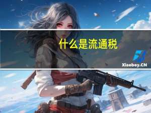 什么是流通税