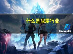 什么是深耕行业