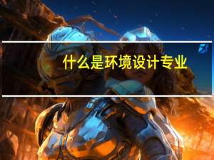 什么是环境设计专业