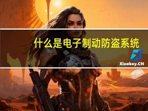 什么是电子制动防盗系统