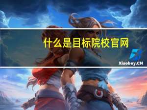 什么是目标院校官网
