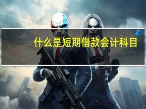 什么是短期借款会计科目
