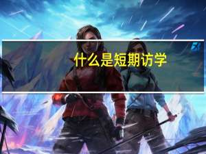 什么是短期访学