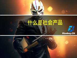 什么是社会产品