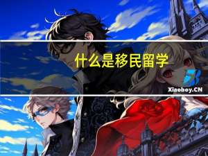 什么是移民留学