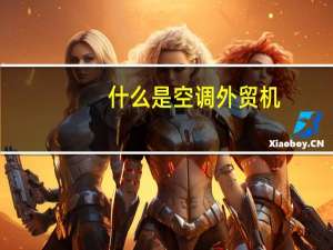 什么是空调外贸机