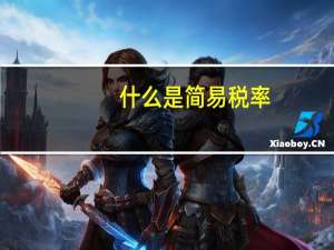什么是简易税率