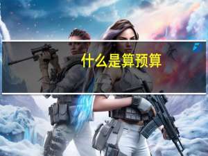 什么是算预算