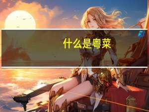 什么是粤菜