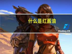 什么是红酱油