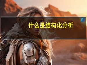 什么是结构化分析