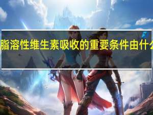 什么是脂溶性维生素吸收的重要条件由什么合成和分泌