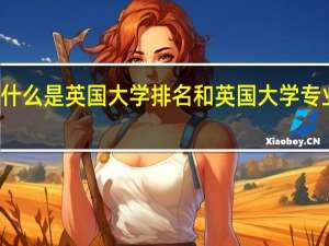什么是英国大学排名和英国大学专业排名