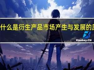 什么是衍生产品市场产生与发展的原动力（什么是衍生产品）