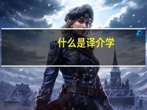什么是译介学