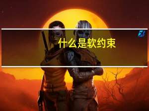 什么是软约束