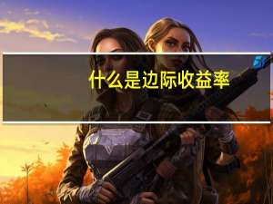 什么是边际收益率