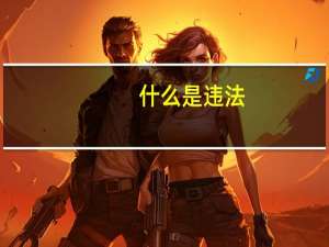 什么是违法