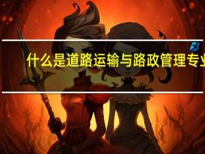 什么是道路运输与路政管理专业