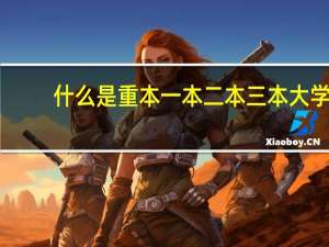 什么是重本一本二本三本大学