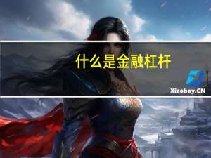 什么是金融杠杆