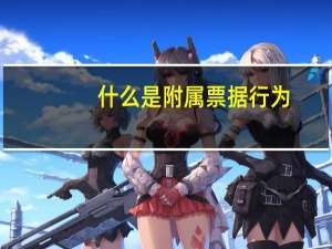什么是附属票据行为