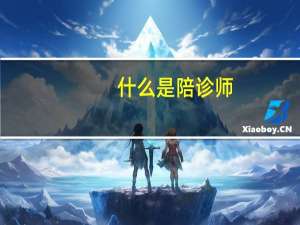 什么是陪诊师