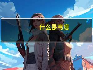 什么是韦度