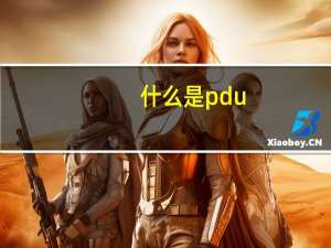 什么是pdu