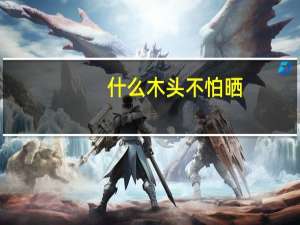 什么木头不怕晒