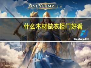 什么木材做衣柜门好看