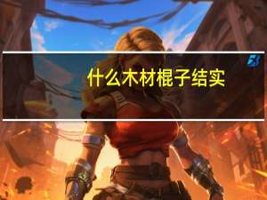 什么木材棍子结实