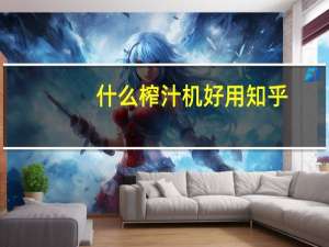 什么榨汁机好用知乎（什么榨汁机好）