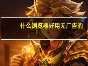 什么浏览器好用无广告的（什么浏览器好用无广告）
