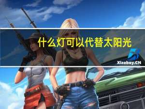什么灯可以代替太阳光