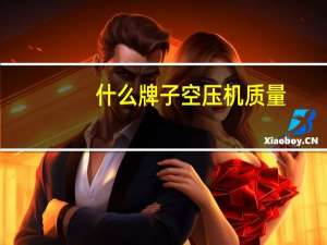 什么牌子空压机质量