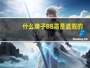 什么牌子BB霜是遮瑕的
