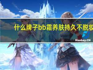 什么牌子bb霜养肤持久不脱妆