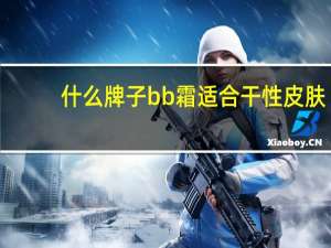 什么牌子bb霜适合干性皮肤