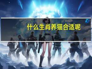 什么生肖养猫合适呢